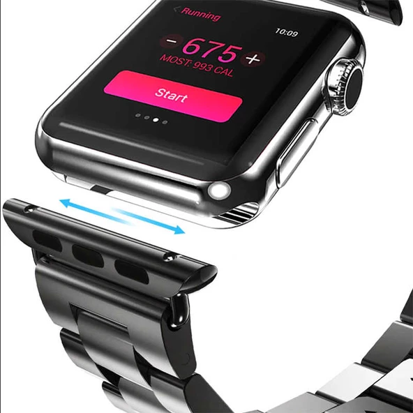 Apple Watch 42mm - Kordon Metal Kordon KRD-04 - 2