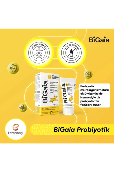 Bigaia D Vitaminli Probiyotik Damla 10 ml - 4
