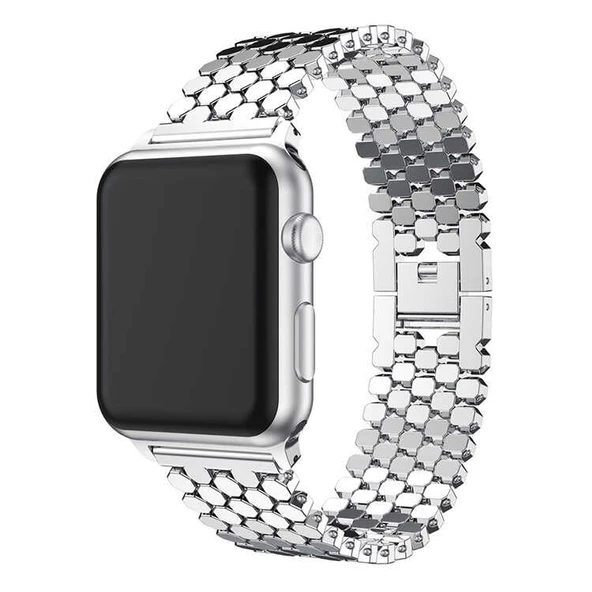 Apple Watch 44mm - Kordon Metal Kordon KRD-30