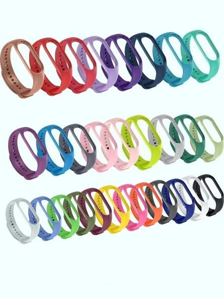 Xiaomi Mi Band 7 - Kordon Klasik Silikon Kordon - 3