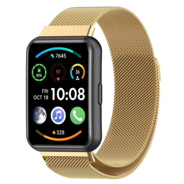 Huawei Watch Fit 2 - Kordon Metal Kordon KRD-01