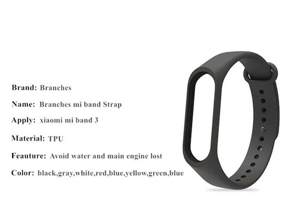 Xiaomi Mi Band 4 - Kordon Silikon Kordon - 3