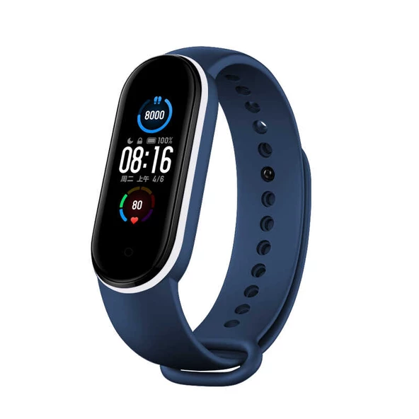 Xiaomi Mi Band 5 - Kordon Silikon Kordon KRD-24