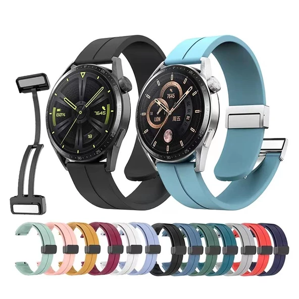 Xiaomi Amazfit Pace - Kordon 22mm Silikon Kordon KRD-84 - 2