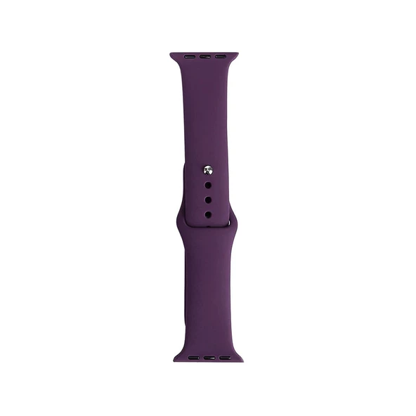 Apple Watch 38mm - Kordon Band Serisi Klasik Kordon Silikon Strap Kayış