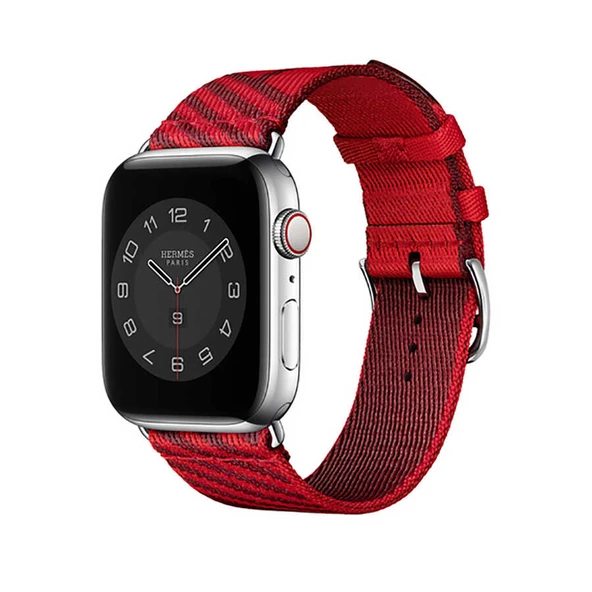 Apple Watch Ultra 49mm - Kordon Hasır Strap Kayış KRD-51 - 6