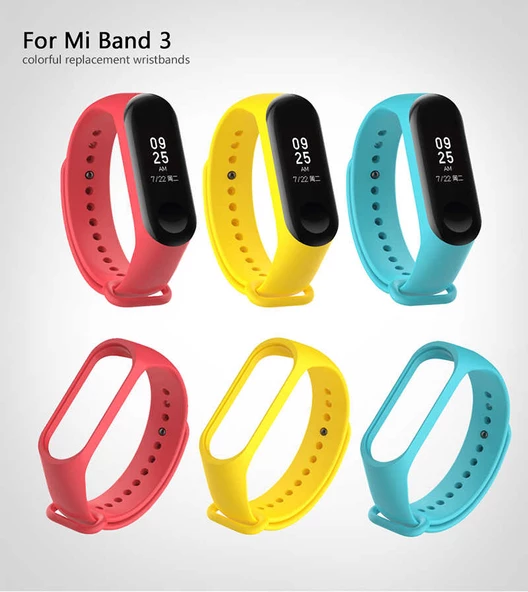 Xiaomi Mi Band 3 - Kordon Silikon Kordon - 4