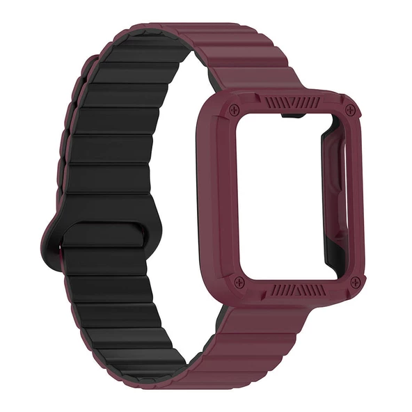 Xiaomi Redmi Watch 1 - Kordon Silikon Kordon Strap Kayış KRD-105 - 8