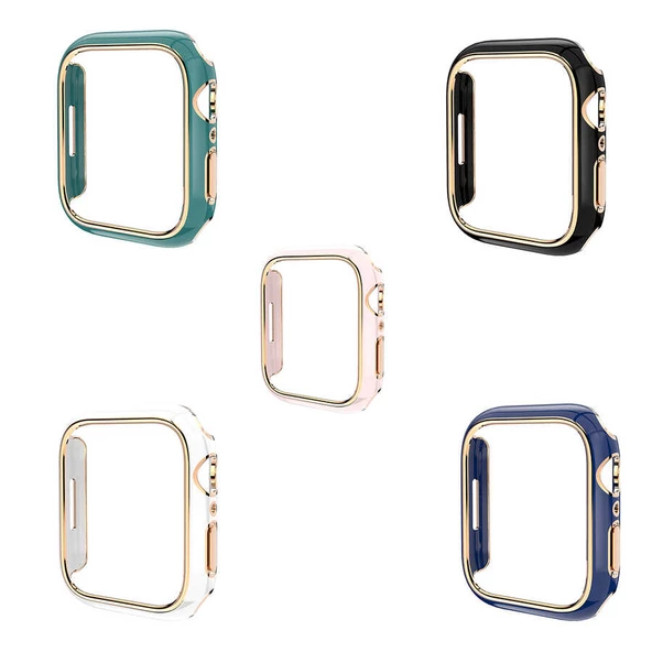 Apple Watch 44mm - Kasa ve Ekran Koruyucu Watch Gard 06 Sert PC Koruyucu - 3