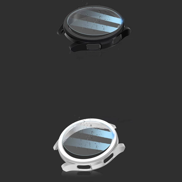 Samsung Watch 6 Classic 43mm - Kasa ve Ekran Koruyucu Sert PC Watch Gard 29 - 4