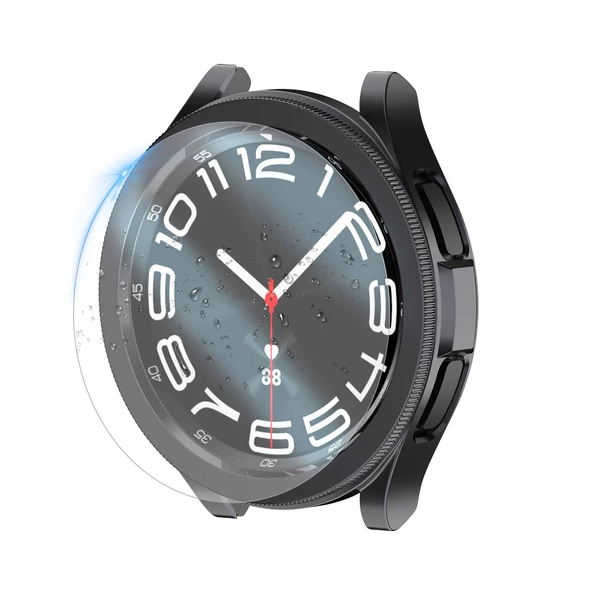 Samsung Watch 6 Classic 43mm - Kasa ve Ekran Koruyucu Sert PC Watch Gard 29