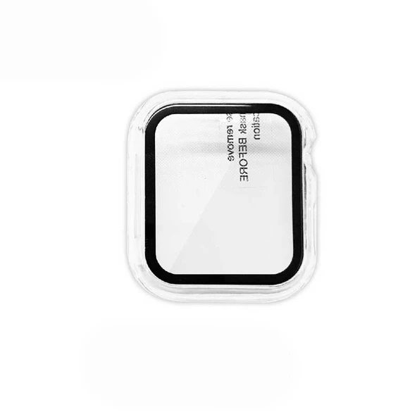 Apple Watch 7 45mm - Kasa ve Ekran Koruyucu Watch Gard 07 Sert PC Koruyucu