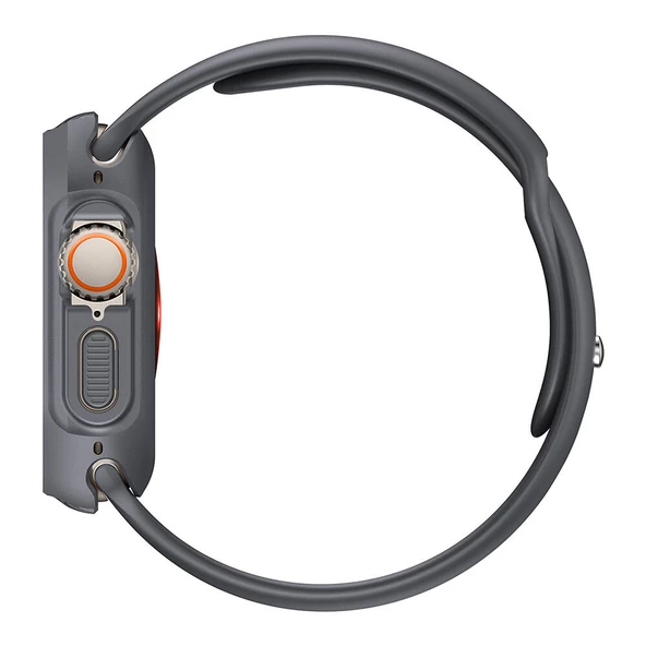 Apple Watch Ultra 49mm - Kasa Koruyucu Silikon TPU Kasa Koruyucu Watch Gard 31 - 5