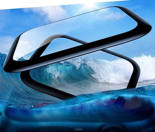 Apple Watch 42mm - Ekran Koruyucu Full Yapışkanlı Cam Ekran Koruyucu - Resim 3