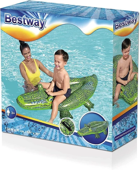 Bestway Tutunmalı Timsah Binici  152x71 Cm- 41477 - 2