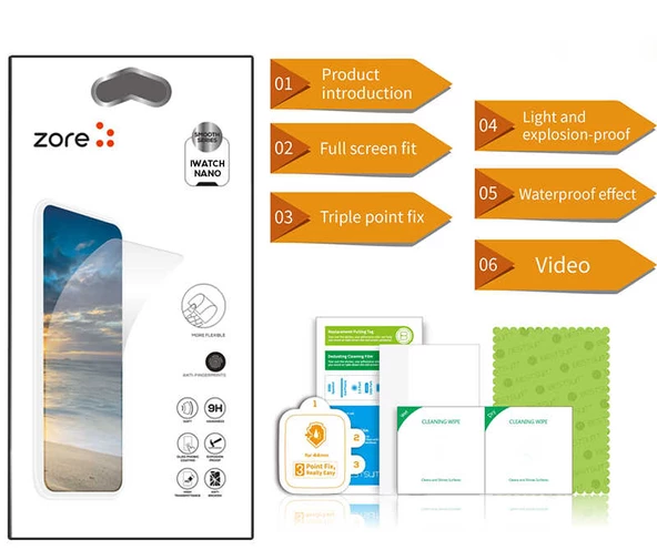 Apple Watch 42mm - Ekran Koruyucu iBody Koruyucu - Resim 4