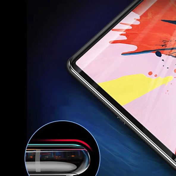 Apple iPad Pro 12.9 2020 (4.Nesil) - Ekran Koruyucu Temperli Cam Ekran Koruma - 3