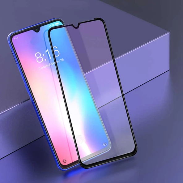 Xiaomi Redmi Note 8 Pro - Ekran Koruyucu 5D Temperli Cam Koruma