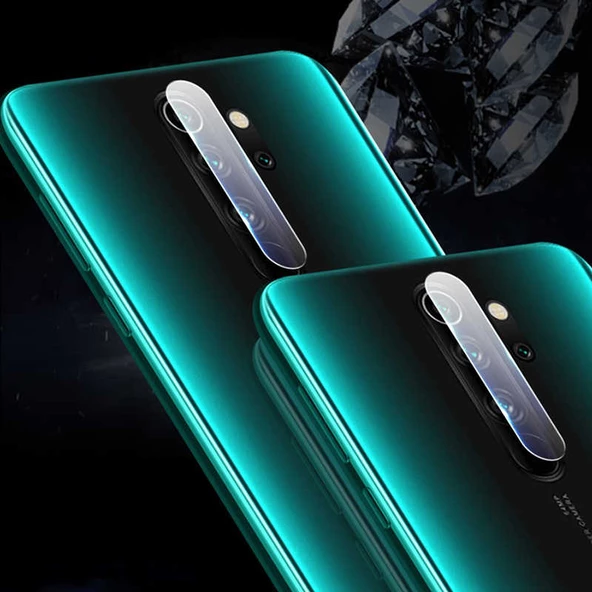 Xiaomi Redmi Note 8 Pro - Kamera Lens Koruyucu Cam Koruma - 3