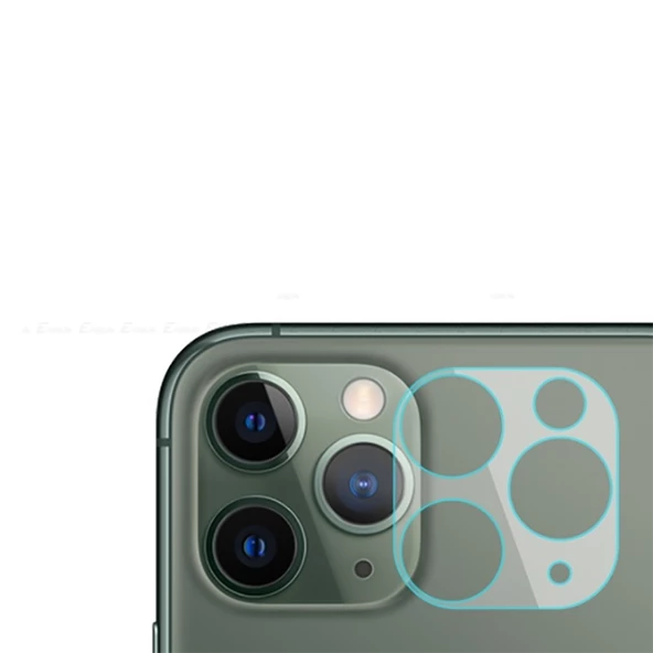 Apple iPhone 11 Pro Max - 3D Full Kamera Koruyucu