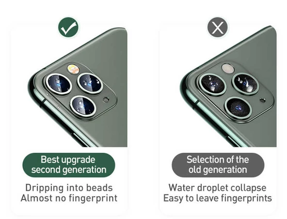 Apple iPhone 11 Pro Max - Nano Kamera Koruyucu - 6
