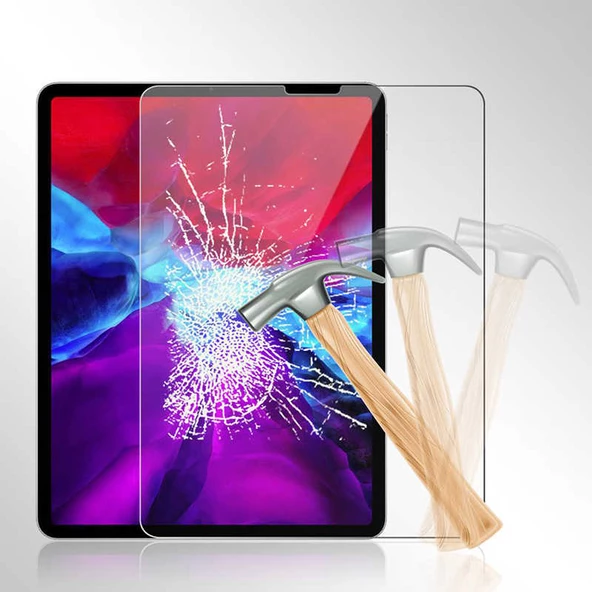 Apple iPad Pro 12.9 2022 M2 - Ekran Koruyucu Temperli Cam Ekran Koruma - 4