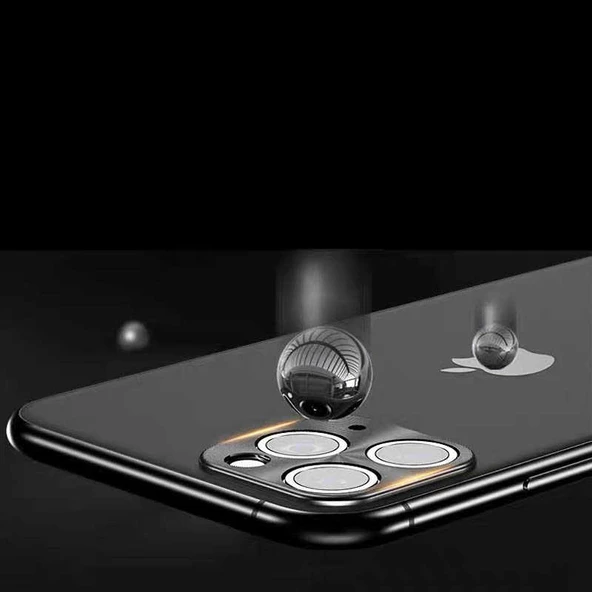 Apple iPhone 11 Pro Max - Metal Kamera Koruyucu - 4