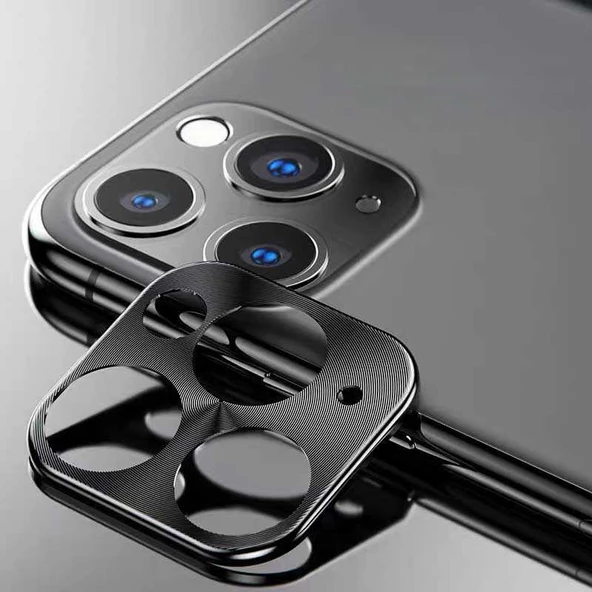 Apple iPhone 11 Pro Max - Metal Kamera Koruyucu