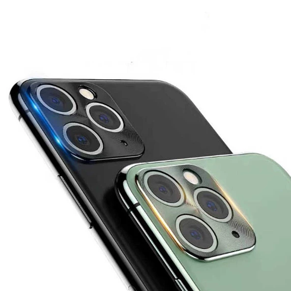 Apple iPhone 11 Pro - Metal Kamera Koruyucu - 3