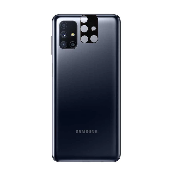 Samsung Galaxy M51 - Kamera Lens Koruyucu 3D Kamera Camı