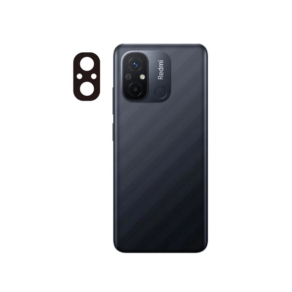 Xiaomi Redmi 12C - Kamera Lens Koruyucu 3D Kamera Camı ürün görseli 1