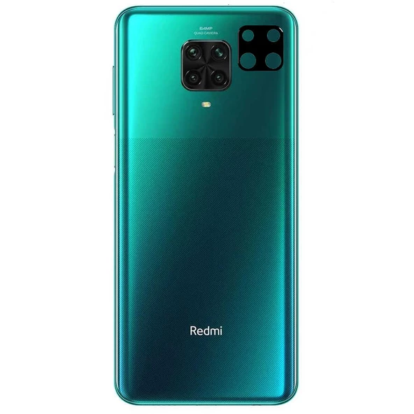 Xiaomi Redmi Note 9 Pro - Kamera Lens Koruyucu 3D Kamera Camı