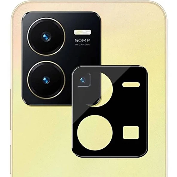 Vivo Y22S - Kamera Lens Koruyucu 3D Kamera Camı - 2