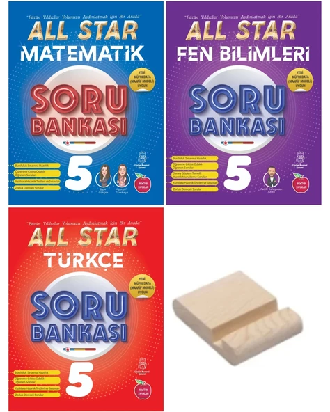 5.Sınıf ALL STAR 2025 Matematik Fen Bilimleri Türkçe Soru Bankası