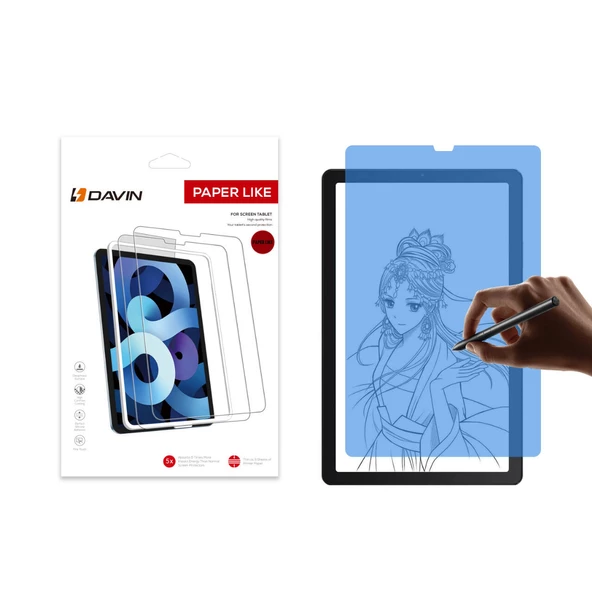 Lenovo Tab M9 - Ekran Koruyucu Kağıt Hisli Mat Davin Paper Like Tablet Ekran Koruma