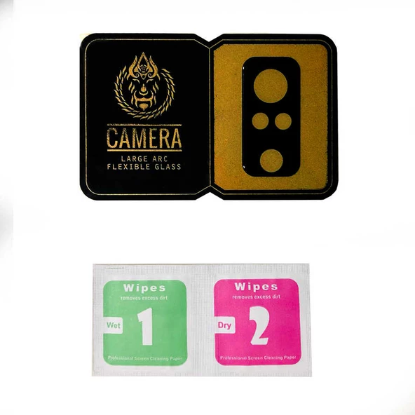 Xiaomi Poco M5S - Kamera Lens Koruyucu Golden Turtle Seramik Kamera Camı - 1