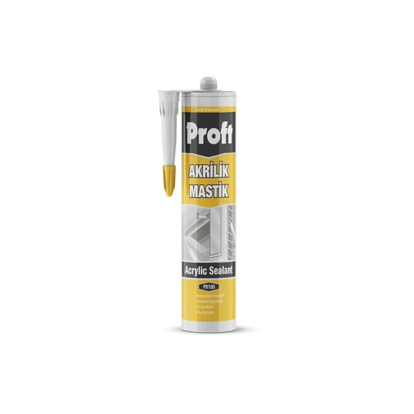 PROFT AKRİLİK MASTİK 450 GR PR100 GRİ