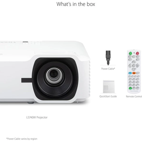 VIEWSONIC 5000ansilümen LS740W 1280X800 Lazer Projeksıyon - 3