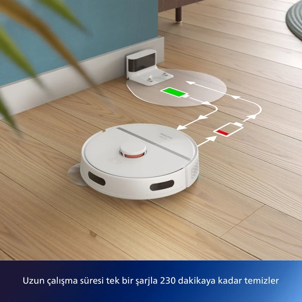 XU3000/02  HomeRun 3000 Serisi Akıllı Robot Süpürge Aqua Beyaz - 4