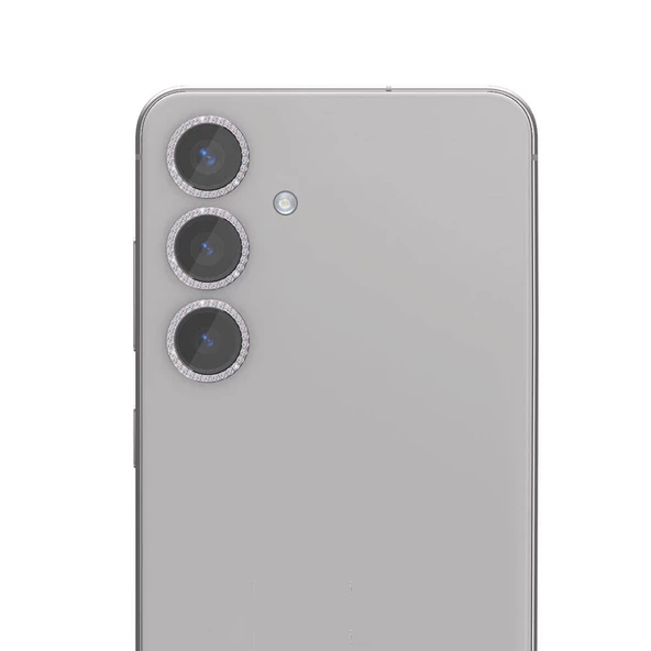 Samsung Galaxy S24 - Kamera Lens Koruyucu Diamond Cam Filmi - Resim 2