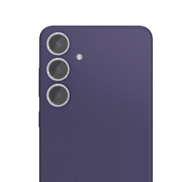 Samsung Galaxy S24 Plus - Kamera Lens Koruyucu Diamond Cam Filmi - Resim 2