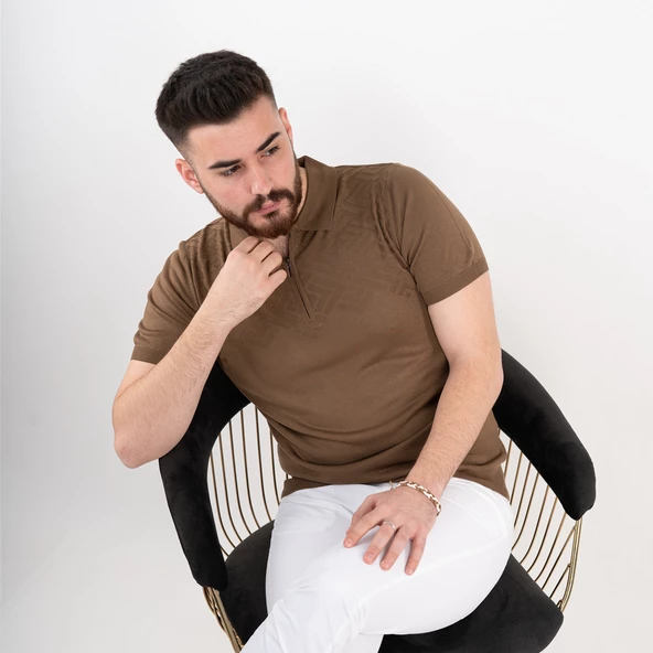 Neyir Triko Slimfit Erkek Yazlık Triko T-Shirt - Resim 4