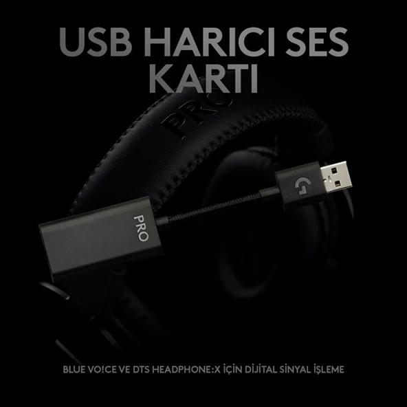 Logitech G Pro X 7.1 Surround Ses Oyuncu Kulaklığı 981-000818 - 7