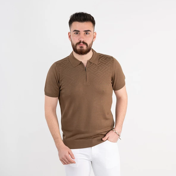 Neyir Triko Slimfit Erkek Yazlık Triko T-Shirt - Resim 5
