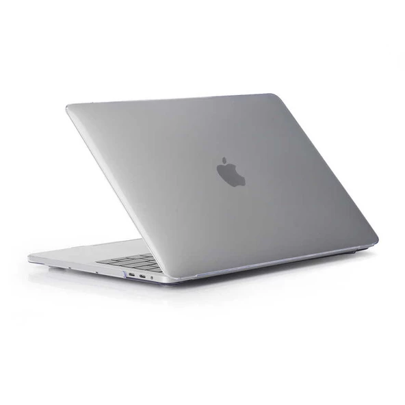 Apple Macbook 13.6' Air M3 A3113 - Alt ve Üst Koruyucu MSoft Kristal Kapak