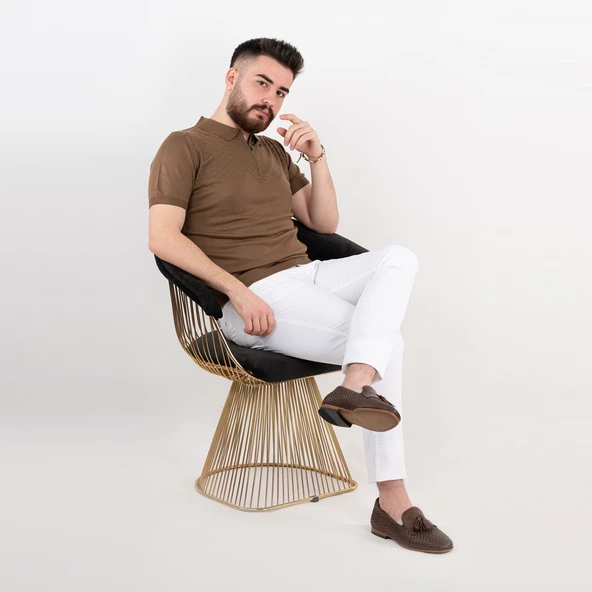 Neyir Triko Slimfit Erkek Yazlık Triko T-Shirt
