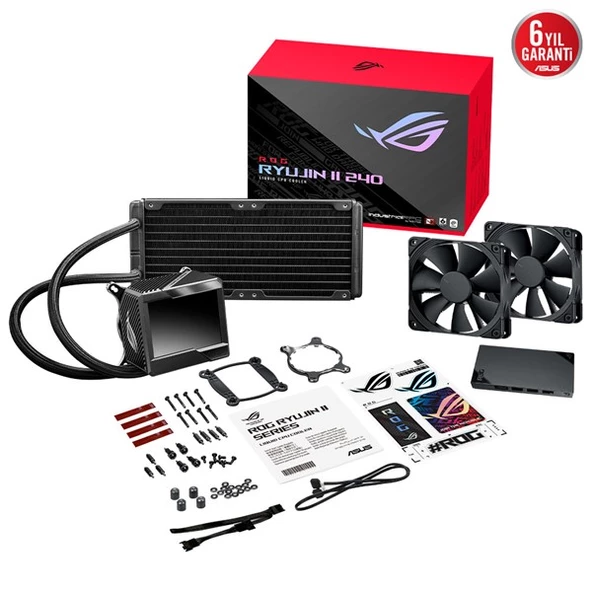 ASUS 240MM ROG RYUJIN 240 OLED NOCTUA AM5-1700P SIVI SOĞUTMALI İŞLEMCİ FANI - 2