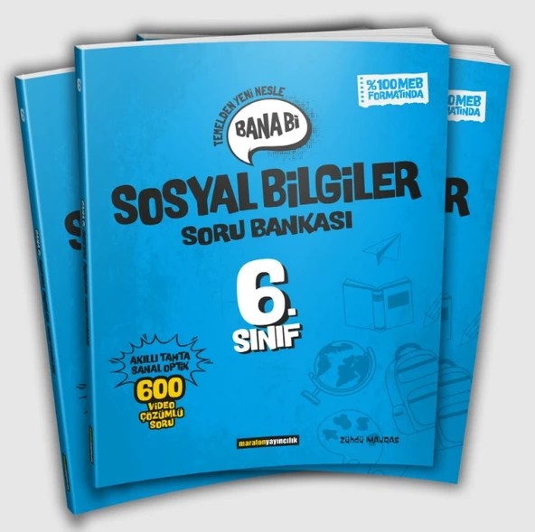 Maraton Yayıncılık 6. Sınıf Bana Bi Sosyal Bilgiler Soru Bankası