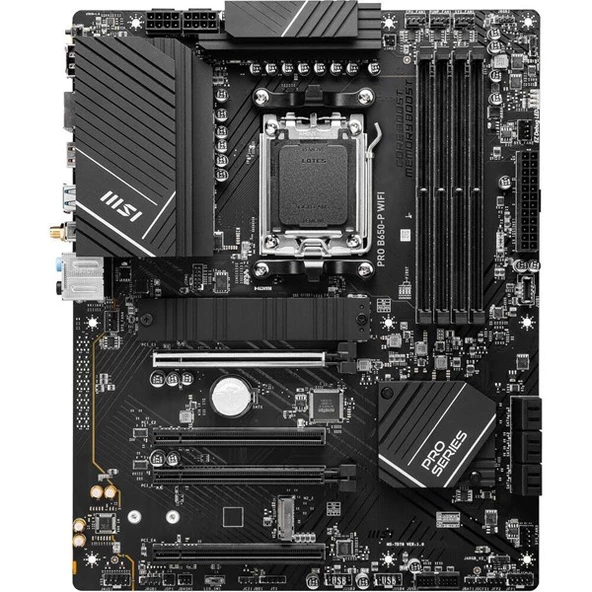MSI PRO B650-P WIFI DDR5 HDMI DP PCIe 16X v4.0 AM5 ATX - 3