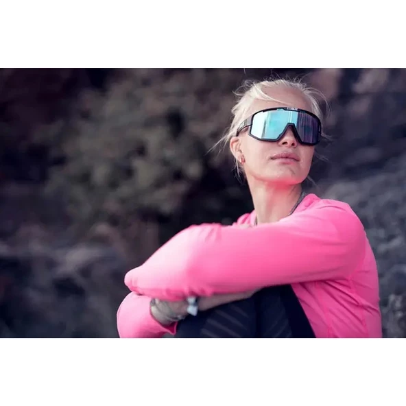 BLIZ Fusion Güneş Gözlüğü Nano Optics Nordic Light Matt Neon Rose Rose With Violet Blue Mirror ZB70050533 - 8